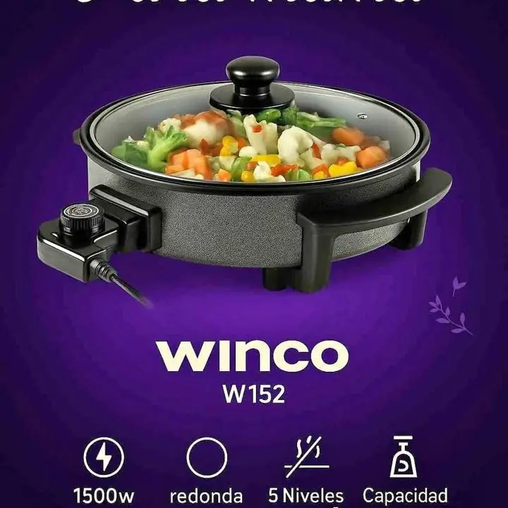 Paellera circular winco