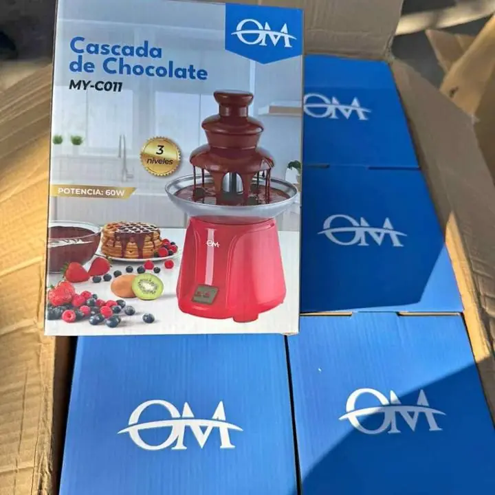 Cascada de chocolate marca OM