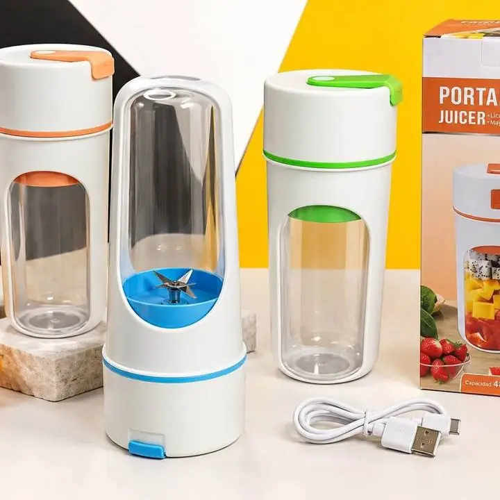 Licuadora portátil 480ML Recargable por USB, ideal para llevar a cualquier lado