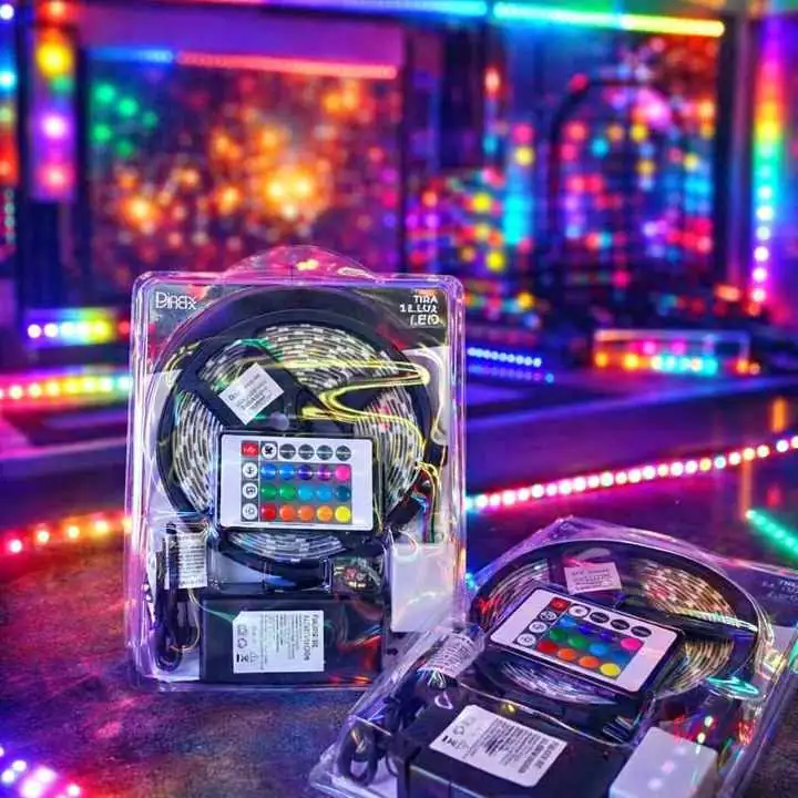 Tira LED Neón 5 metros Incluye control remoto