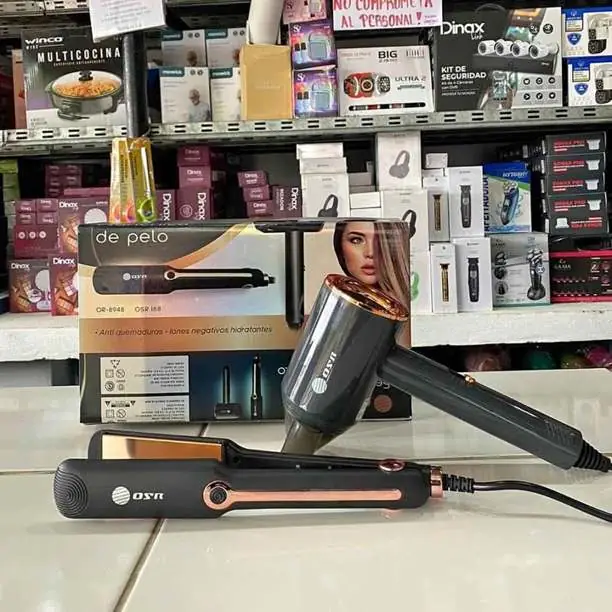 Planchita de Pelo + Secador de Pelo OSR — Combo