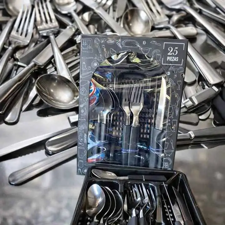Set de Cubiertos – 25 Piezas Juego completo de 25 piezas