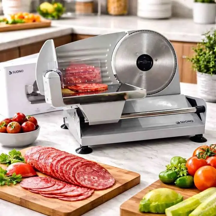 Cortadora de Fiambre SUONO Ideal para tu cocina o emprendiento