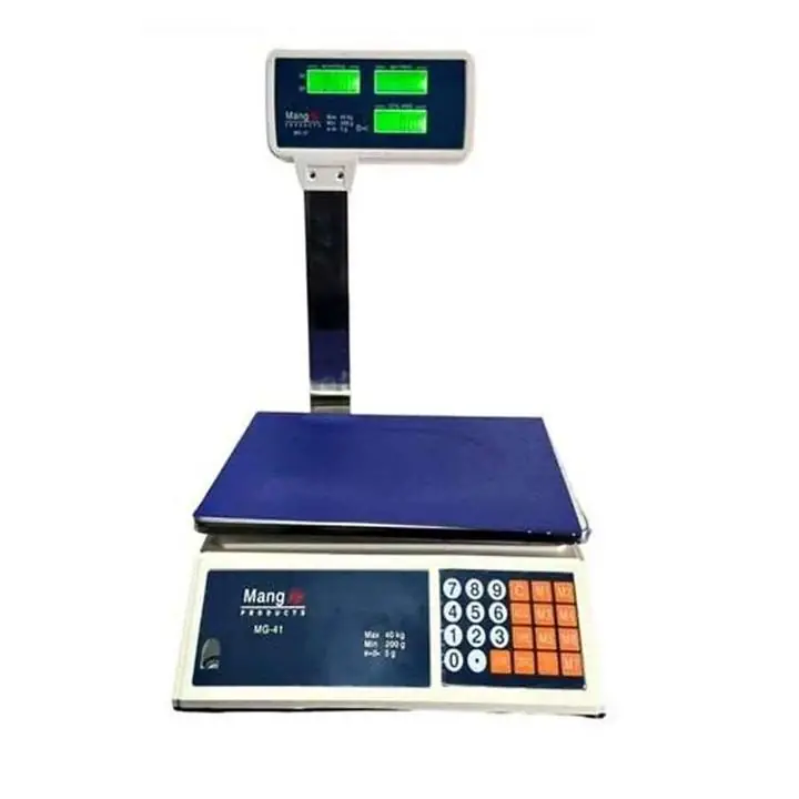 Balanza comercial mang , 40KG C/mastil y bateria