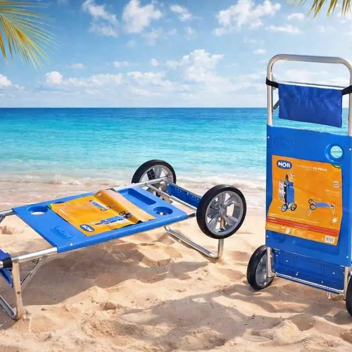Carrito de Playa MOR Ideal para llevar todo cómodamente a la playa