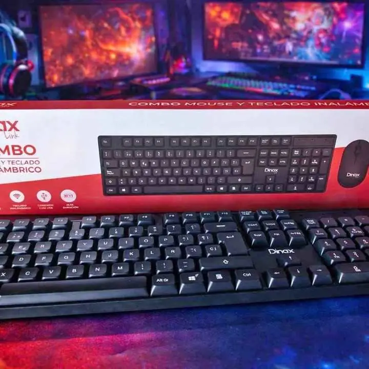 Combo Teclado + Mouse Inalámbrico Dinax ¡Comodidad y practicidad para tu escritorio!