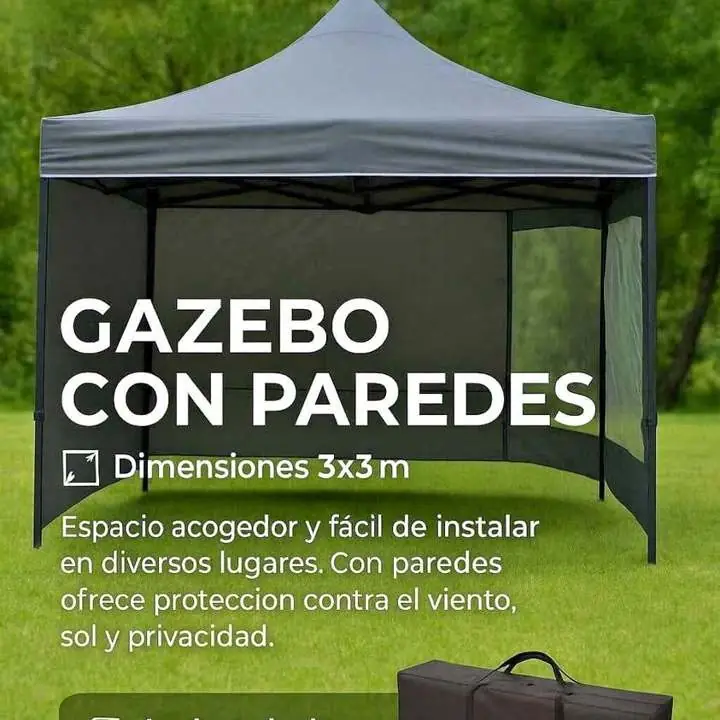 GAZEBO con paredes