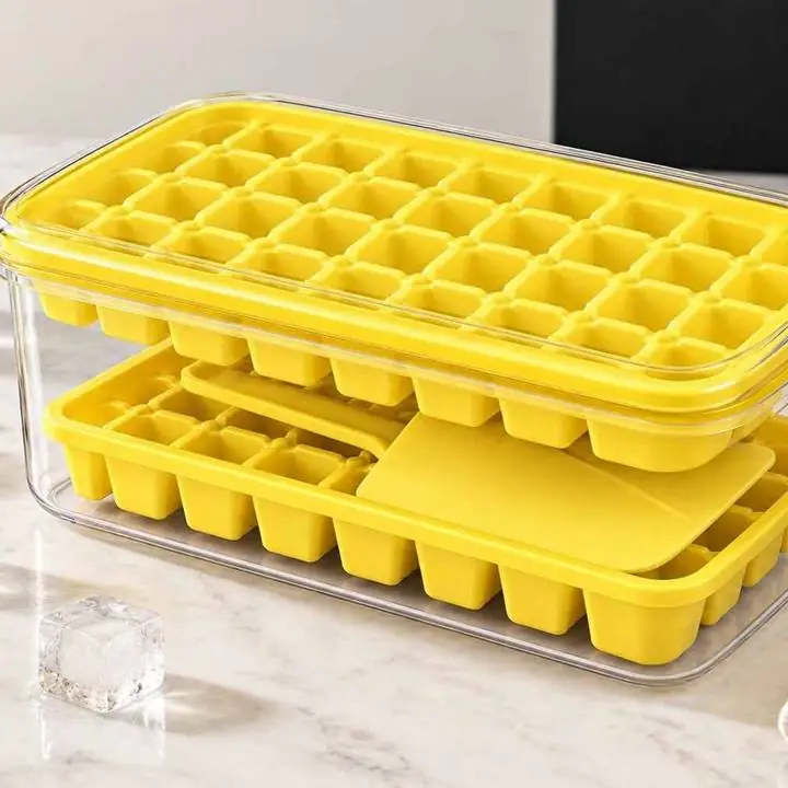 Contenedor C/tapa hielera Ideal para tener hielo listo en estos días de calor