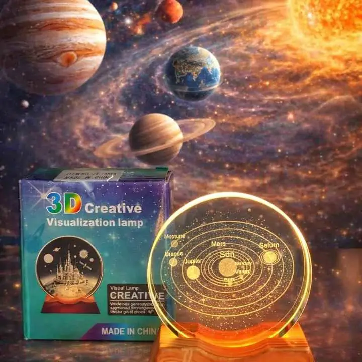 Lámpara 3D Creativa – Sistema Solar