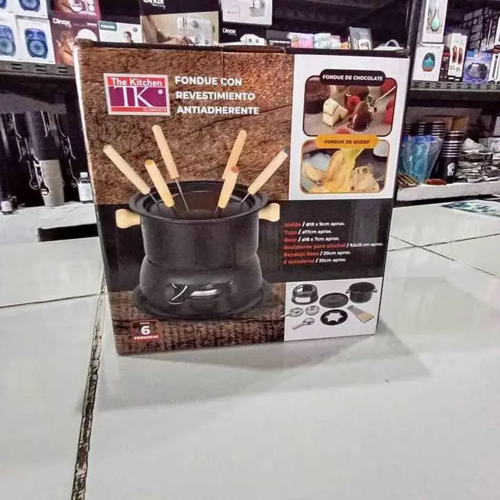 ¡ Fondue con revestimiento antiaderente