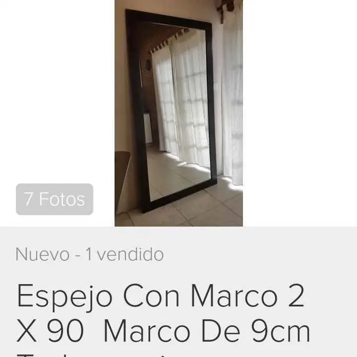Espejo de 190 x90 con marco