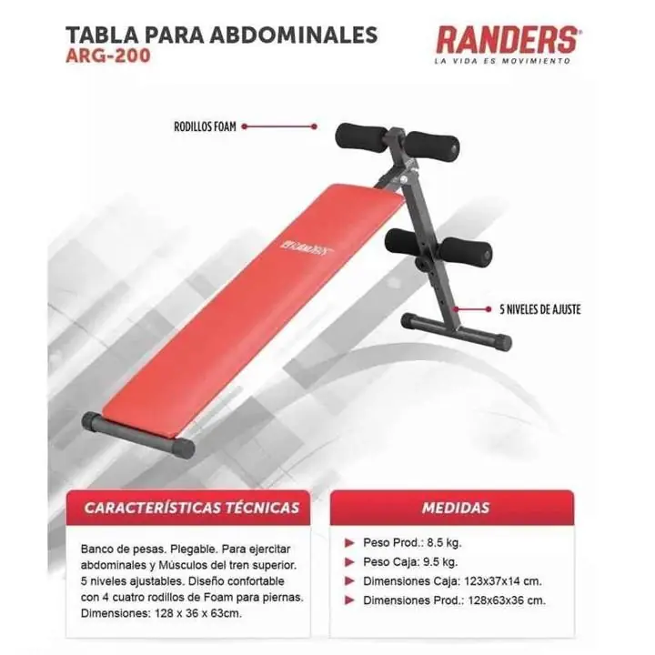 Venta por mudanza. Tabla de abdominales