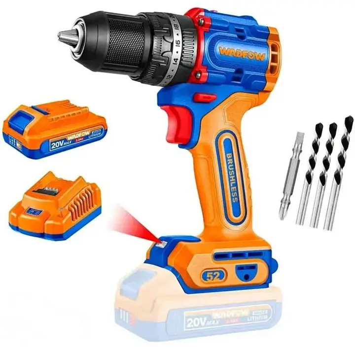 Taladro de Impacto Inalambrico Wadfow $111.600 Ef : $118.504 Mp