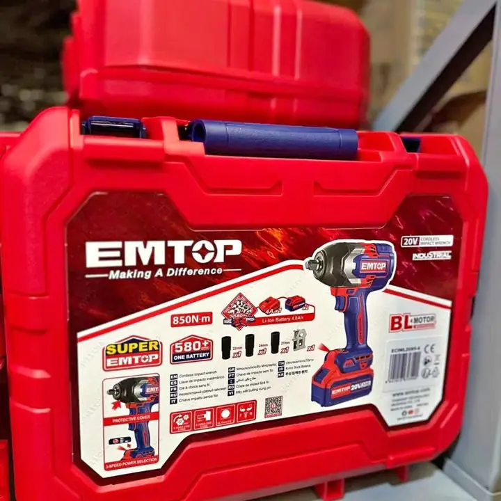 Llave de impacto 850nm 20v emtop $381.500