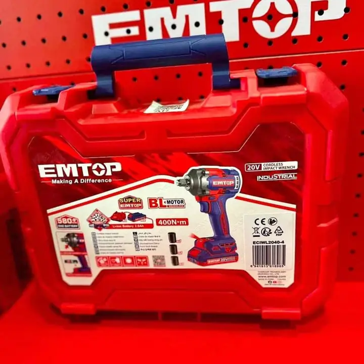 Llave de impacto 400nm brushless Emtop $230.600