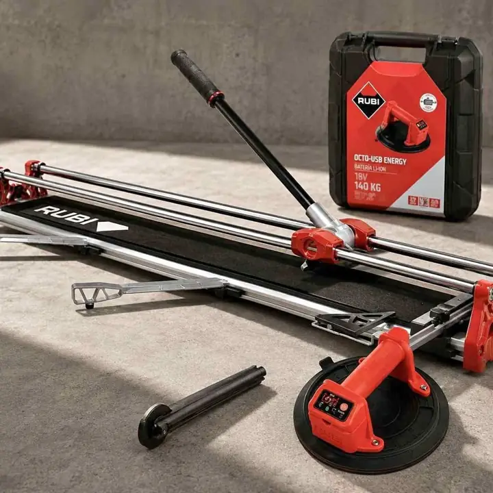 Combo cortadora para cerámica + ventosa de succión a batería + rodel extra $903.000