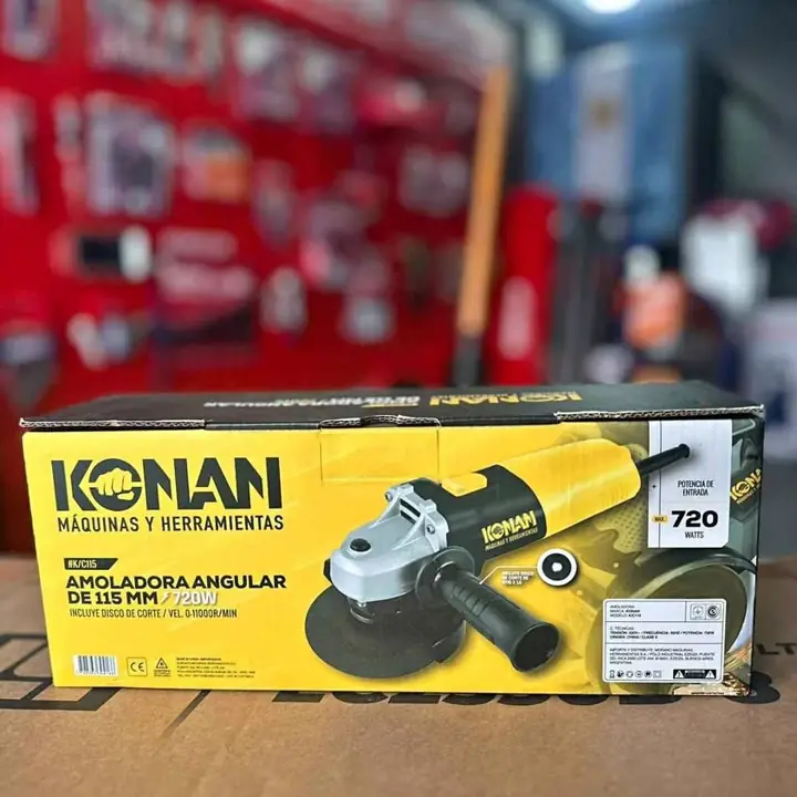 Amoladora 115mm 720w Konan $54.880