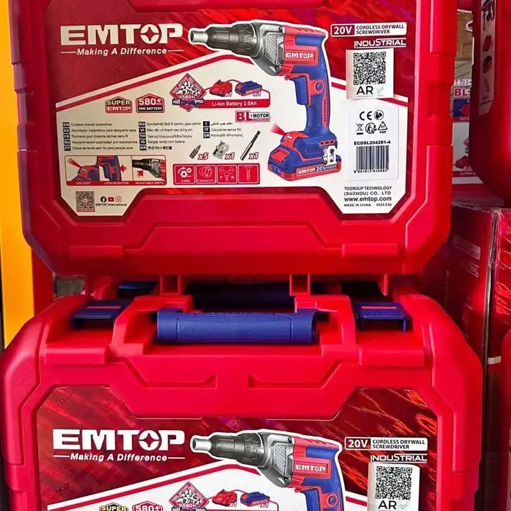 Taladro para durlock 20v emtop