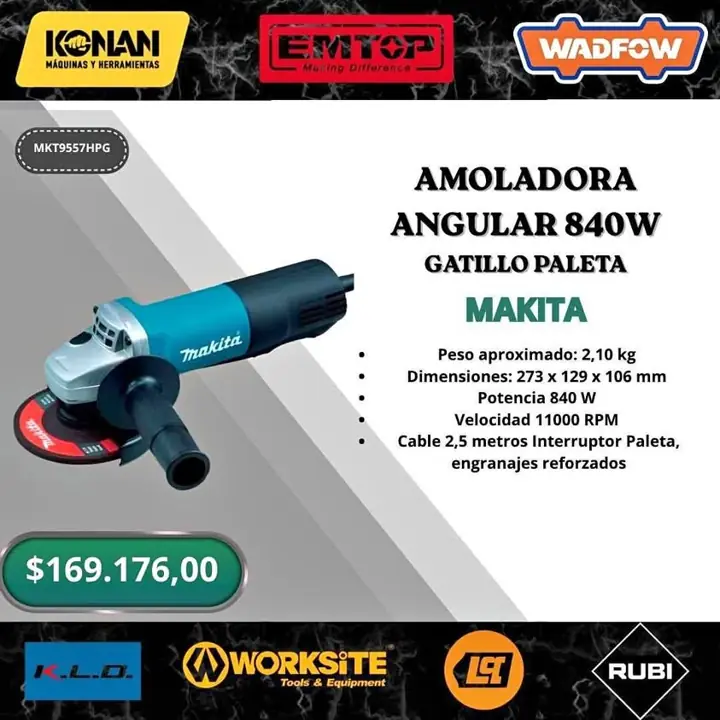Amoladora 840w makita