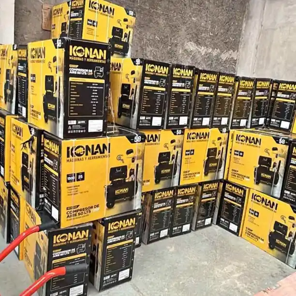 Compresor 50L a tornillo bajo ruido konan