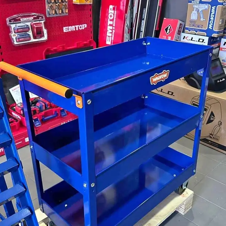 Carro porta herramientas Wadfow $133.000 Cuenta con bandejas profundas 5cm, ruedas de goma macizas