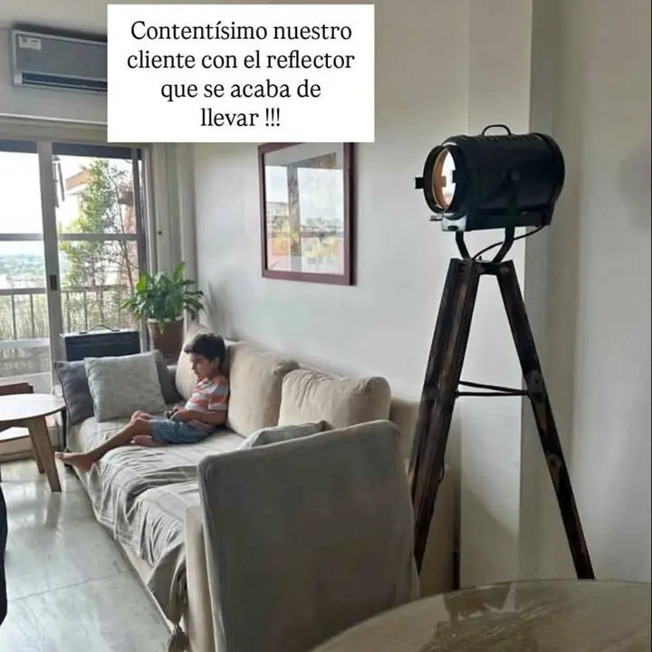 Lampara reflector teatral