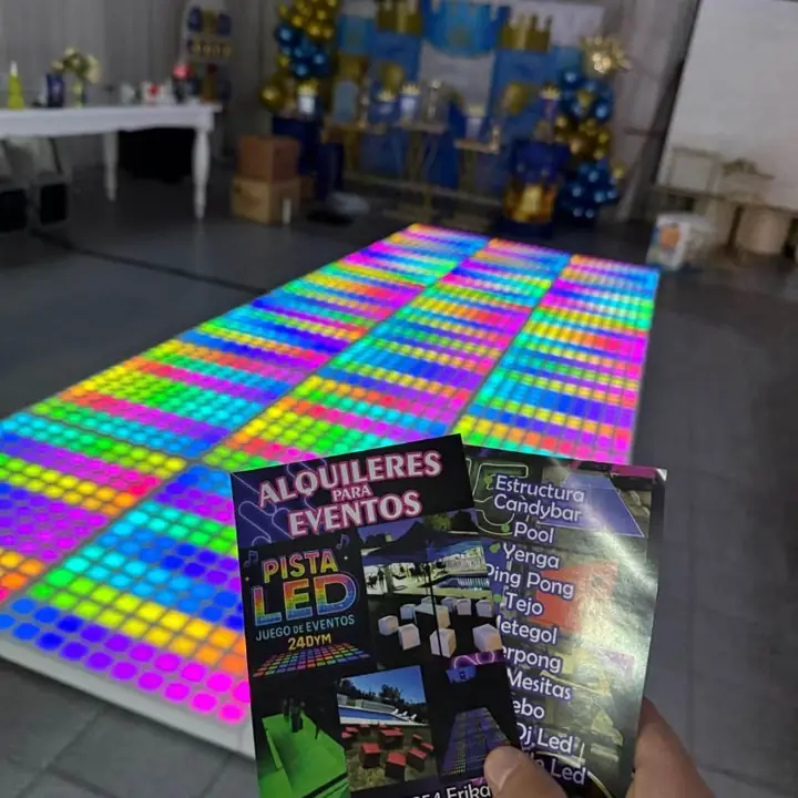 Pista de baile led