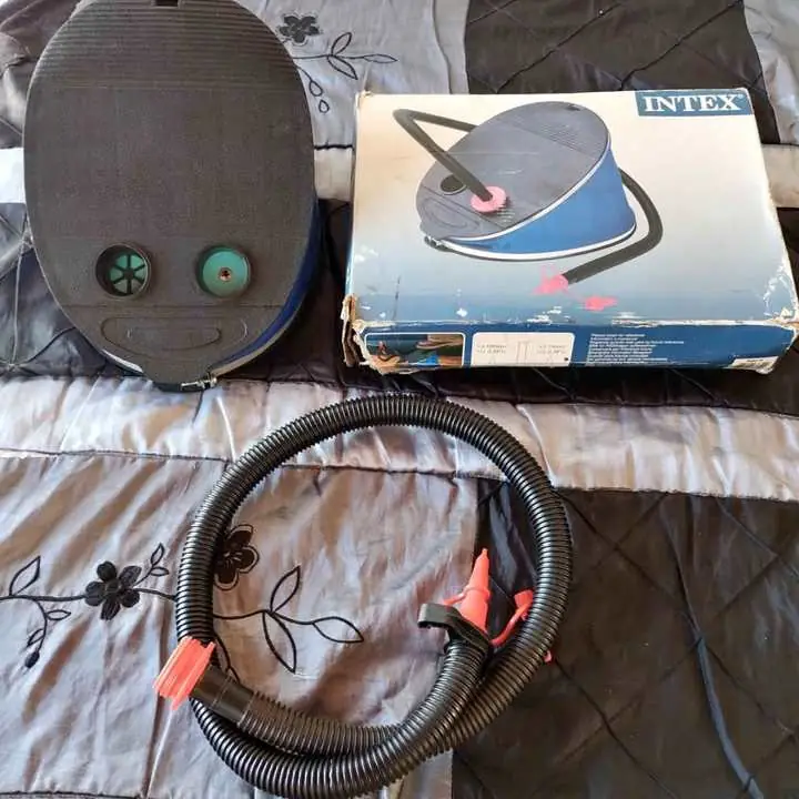Inflador para colchón inflable y para bote gomón nuevo