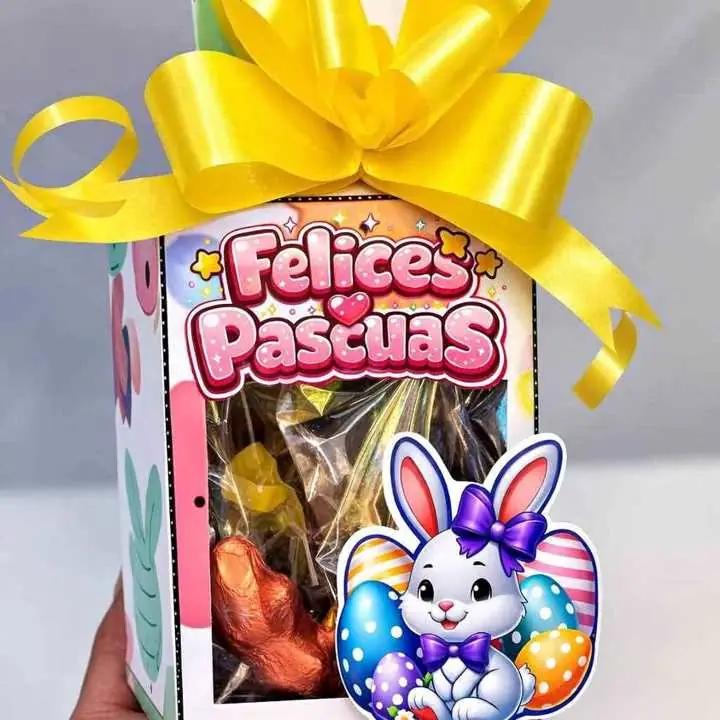 Caja Sorpresa Conejito de Pascua