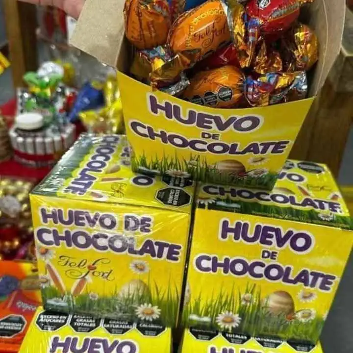 Caja X25 Huevitos Fel Fort (Con Tatuajes) Sellada con Su Fecha de Vencimiento