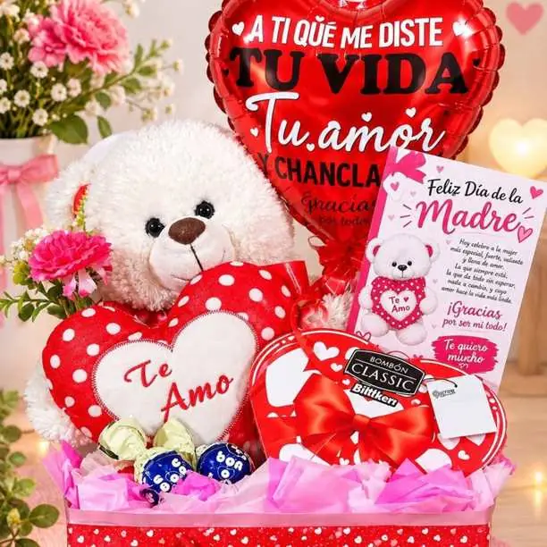 Regalo Dia de la Madre Hermosos Box con Peluche Disponibles Wsp Soy de Moreno