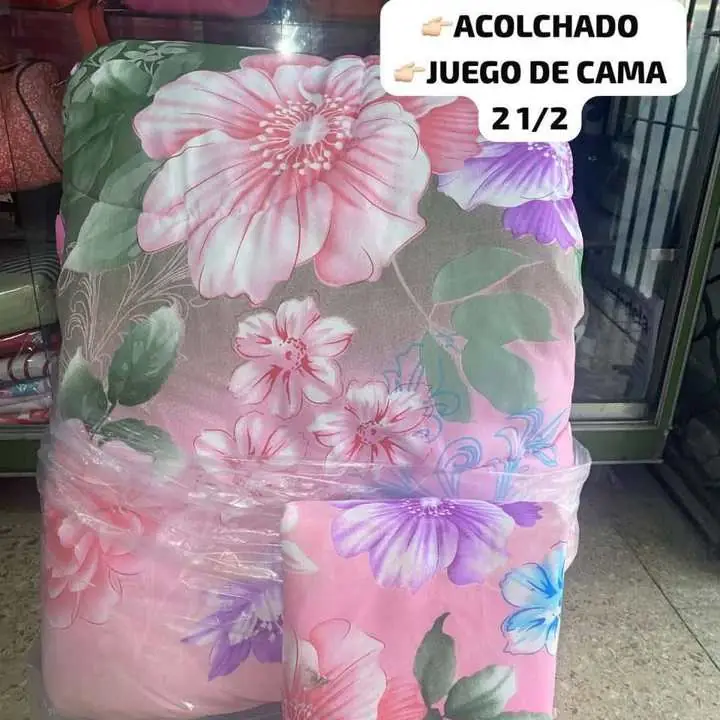 Super Oferta Combo! Alcolchado Reversible+Juego de Sabanas de 2Plazas Y Media $32.000