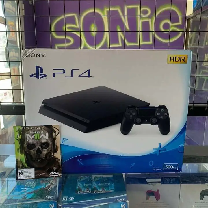 Ps4 slim sellada nueva + juego de regalo