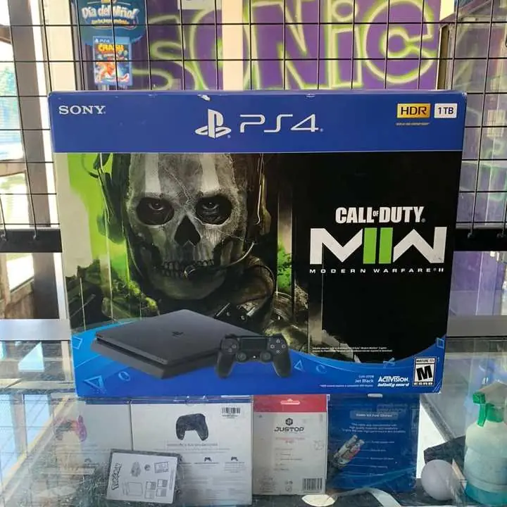 Ps4 slim nueva version call of duty modern warfare 2! caja sellada