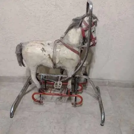 Caballo mesedora antiguo circa 1940 ORIGINAL