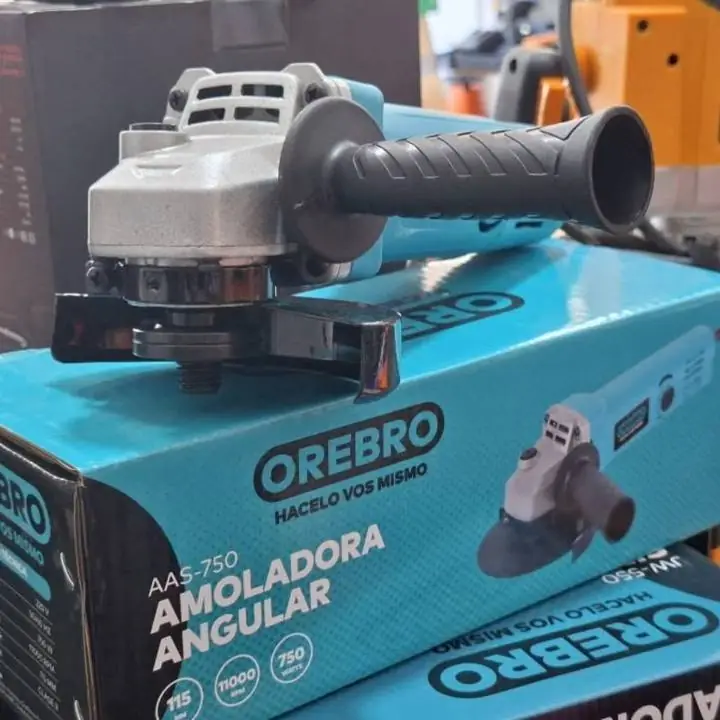 Amoladora + taladro orebro
