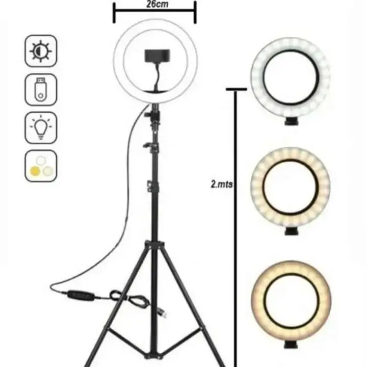 Aro de luz LED de 26CM