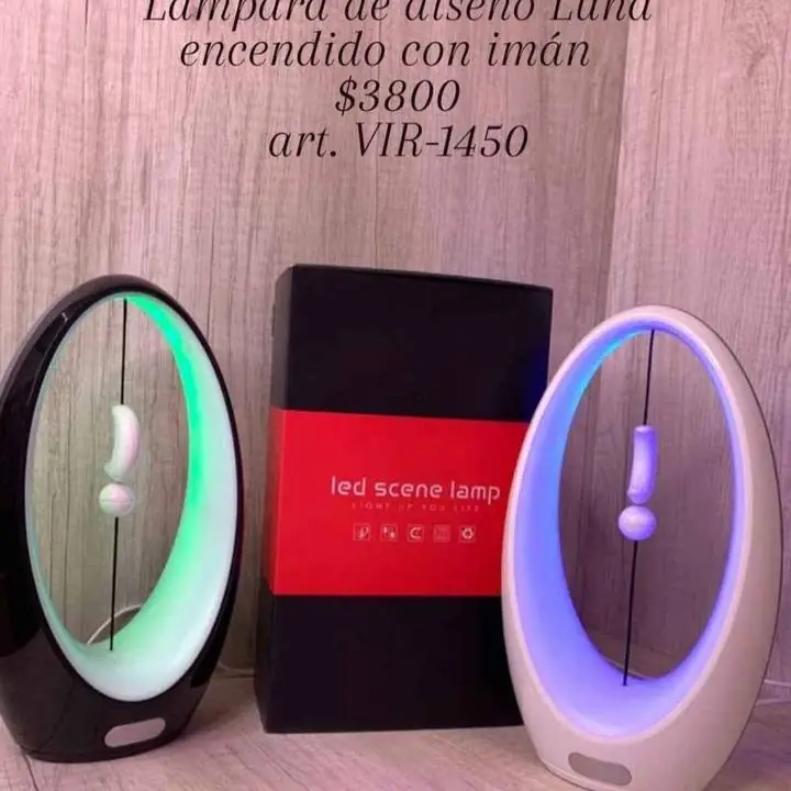 Lampara luna, lámpara con hilo, lampara de diseño y escritorio todas con luz led