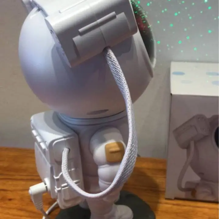 Luz Astronaut Sentado Proyector Galaxia Estrella Lampara Led