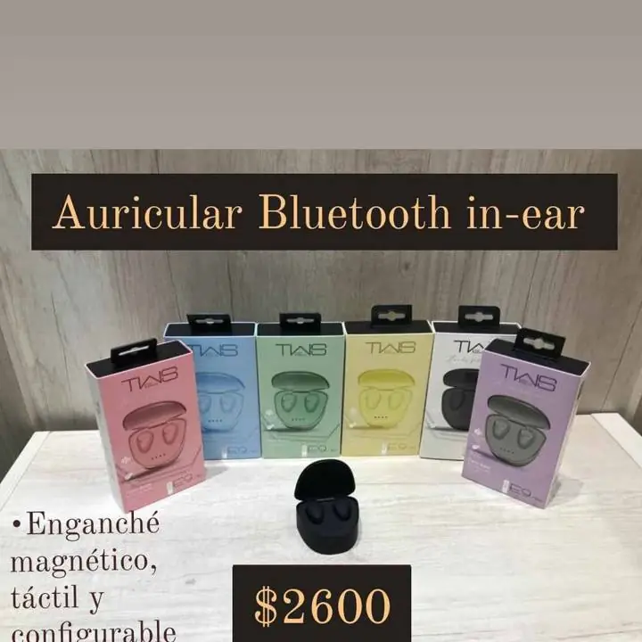 Auriculares con Bluetooth duración entre 2 a 3 horas!
