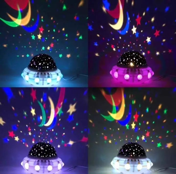 Luces de fiesta, noche