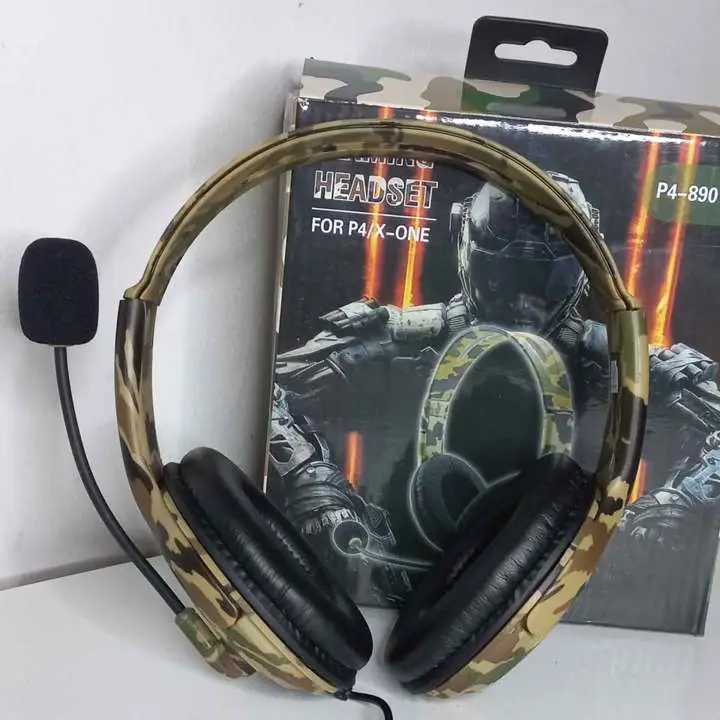 Auricular gamer camuflado