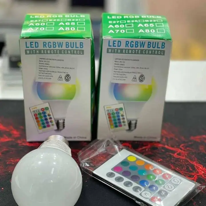 Foco con luz rgb