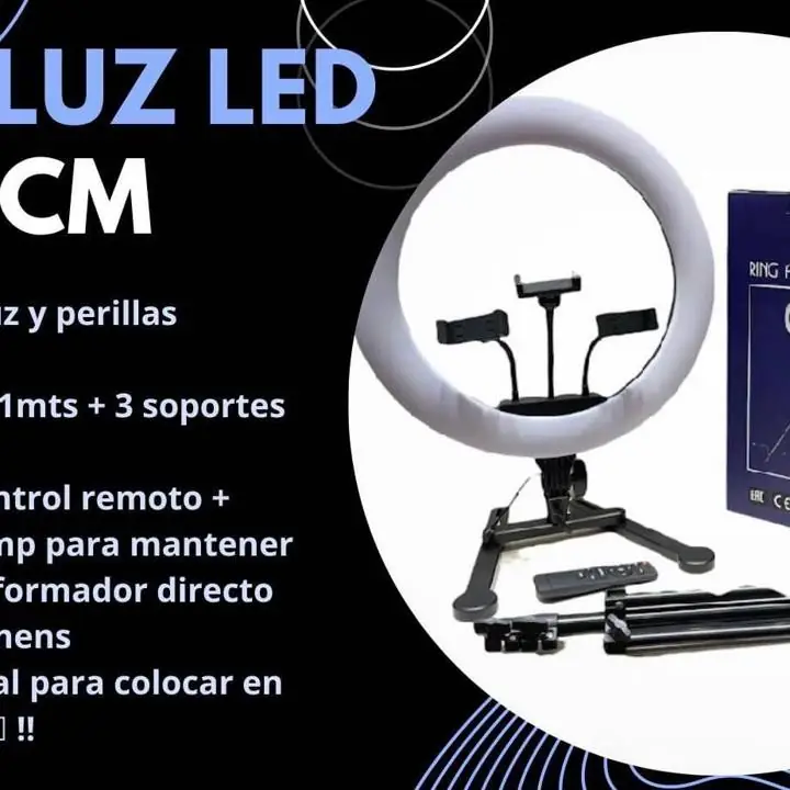 Aro luz LED 46cm profesional