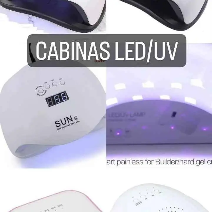 Cabinas con luces led/uv