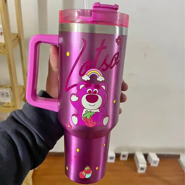 Vaso térmico tipo Stanley personalizado Lotso