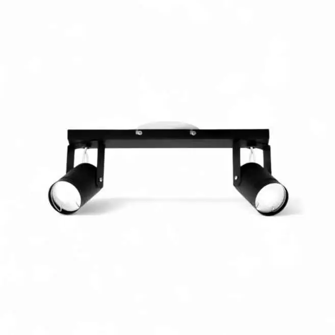 Lampara aplique techo pared para 2 spots