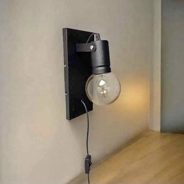 Velador de pared minimalista