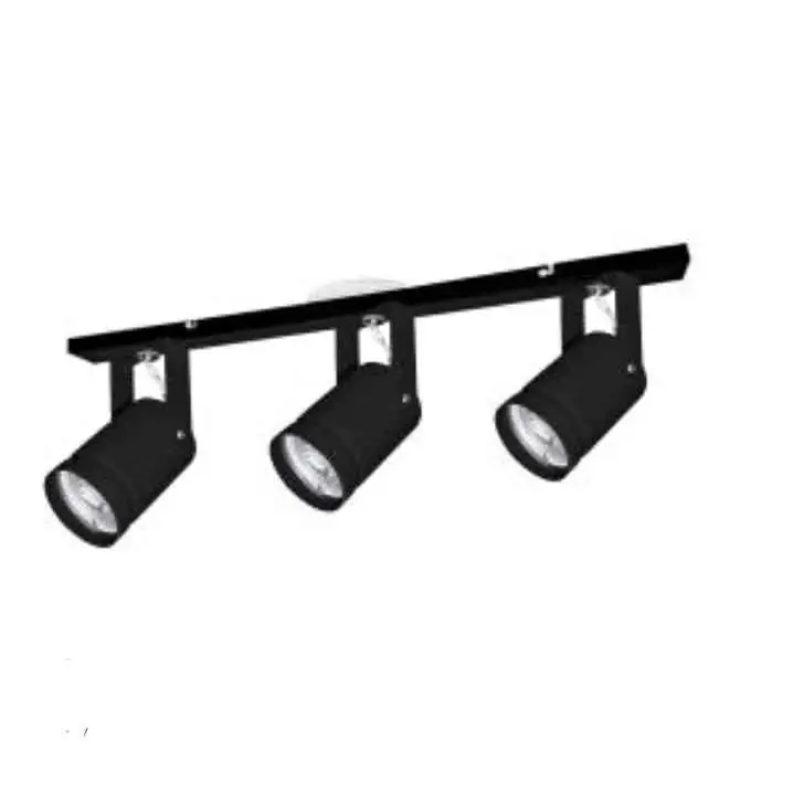 Lampara moderna aplique Pared techo 3 spots dicroica deco minimalista