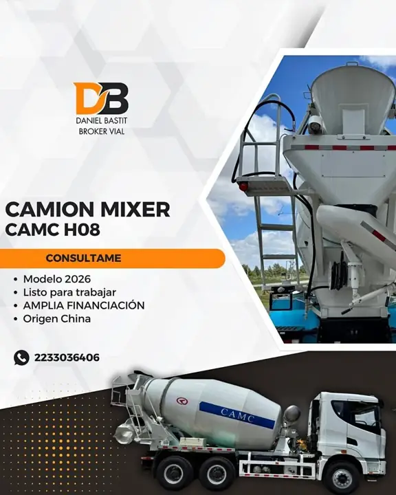 2026 Camc Camión Mixer H08